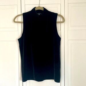 J crew velvet sleeveless top
